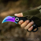 Curved Blade Folding Knife For Outdoor Camping and EDC
