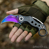 Curved Blade Folding Knife For Outdoor Camping and EDC