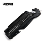 Custom Folding Pocket Knife with LED Light, Seatbelt Cutter and Glass Breaker