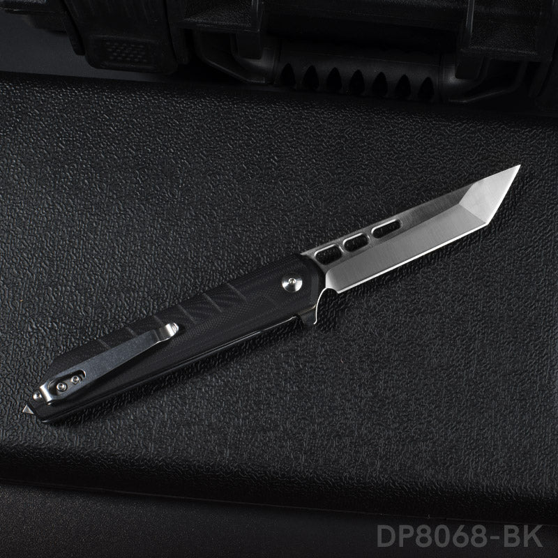 D2 Blade Pocket Knife with Liner Lock and G10 Handle