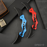 Dual Blade Bat Folding Knife with Belt Clip