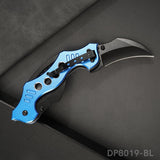 Dual Blade Bat Folding Knife with Belt Clip