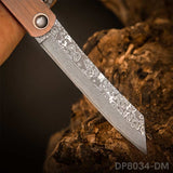 EDC Tool Lockless Damascus Steel Gentleman's Pocket Knife for Outdoor Adventurers and Collectors - Dispatch Outdoor Life