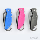 Lightweight EDC Folding Pocket Knife with Carabiner Clip and Fire Starter - Dispatch Outdoor Life