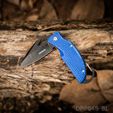 Lightweight EDC Folding Pocket Knife with Carabiner Clip and Fire Starter - Dispatch Outdoor Life