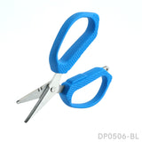 Fishing Braid Line Scissors with Titanium Coating and Dual Nonslip Serrated Edge
