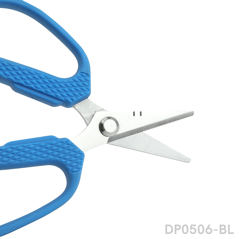 Fishing Braid Line Scissors with Titanium Coating and Dual Nonslip Serrated Edge
