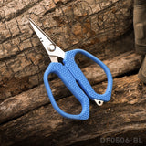 Fishing Braid Line Scissors with Titanium Coating and Dual Nonslip Serrated Edge