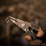 Fishing Pliers with Titanium Plated Surface for Waterproof and Safety Lock