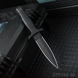 Fixed Blade Knife with 4.7in Dual Edge Blade and PP Handle for Outdoor Activities