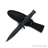Fixed Blade Knife with 4.7in Dual Edge Blade and PP Handle for Outdoor Activities