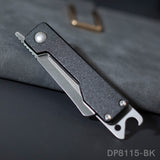 Small Money Clip Pocket Knife with Botter Opener