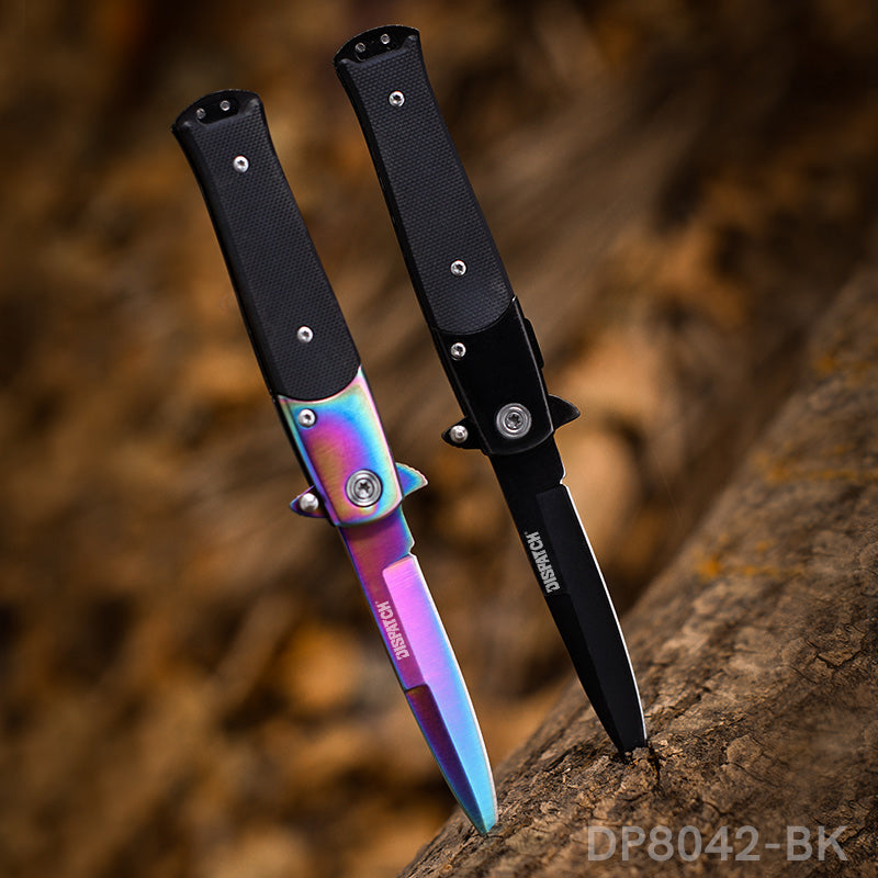 14 Unit Knife Set, Rainbow Titanium Coating