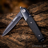 7Cr Folding Pocket Knife Rainbow Titanium Coating Blade G10 Handle