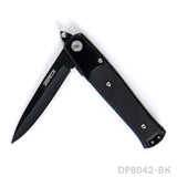 7Cr Folding Pocket Knife Rainbow Titanium Coating Blade G10 Handle