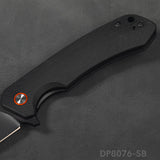 Folding Pocket Knife with D2 Steel, G10 Handle & Ball Bearing Flipper