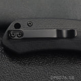 Folding Pocket Knife with D2 Steel, G10 Handle & Ball Bearing Flipper