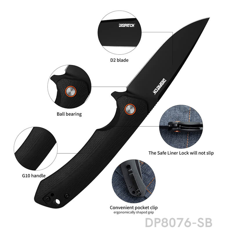 High End LC29N Flipper Folding Knife D2 Satin Drop Point Blade CNC G10  Handle Ball Bearing Fast Open Knives From Allvin17, $41.32