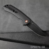 Folding Pocket Knife with D2 Steel, G10 Handle & Ball Bearing Flipper