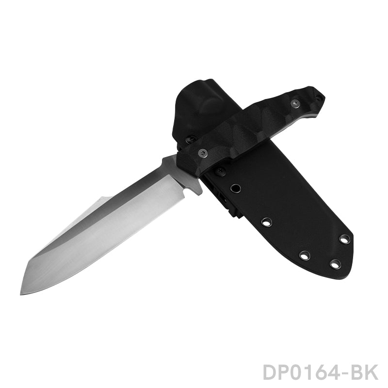 Full Tang 8Cr Blade Knife with G10 Handle and Kydex Sheath