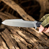 Full Tang 8Cr Blade Knife with G10 Handle and Kydex Sheath