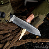Full Tang 8Cr Blade Knife with G10 Handle and Kydex Sheath