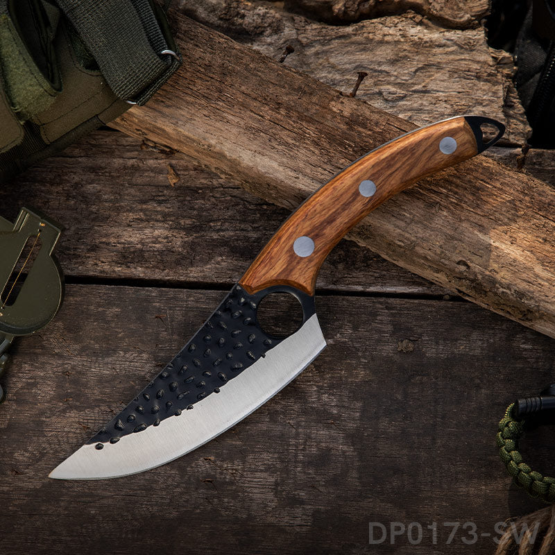 Custom Order Chef Knives: Charybdisseries Full-tang handles