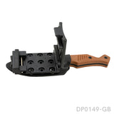 7.5“ Full Tang Fixed Blade Knife with Bottle Opener and Kydex Sheath