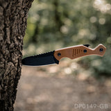 7.5“ Full Tang Fixed Blade Knife with Bottle Opener and Kydex Sheath