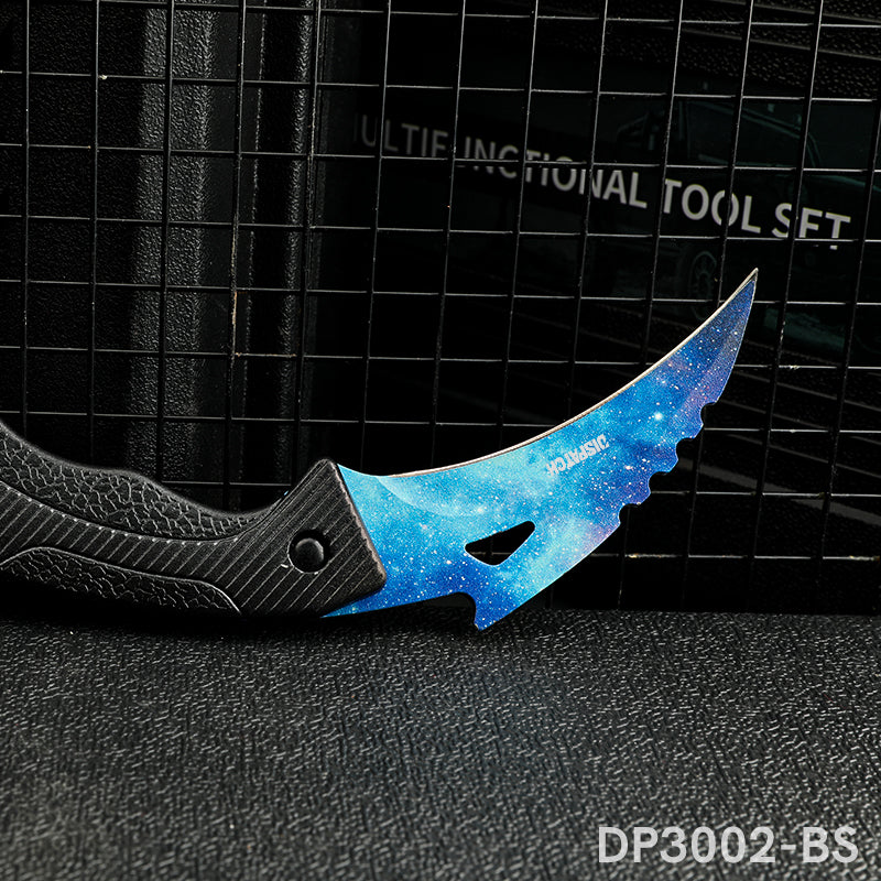 Karambit Knife Fixed Blade with 3D Print