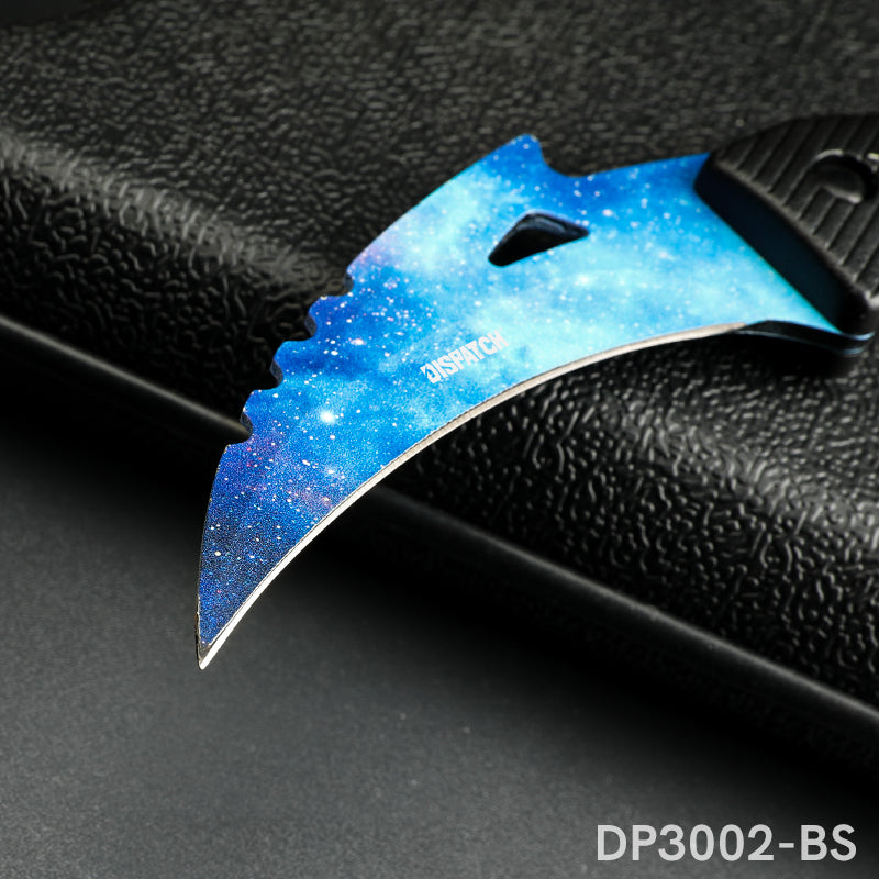 Karambit Knife Fixed Blade with 3D Print