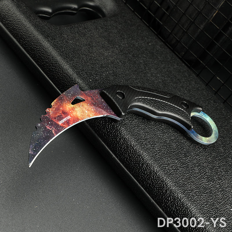 Karambit Knife Fixed Blade with 3D Print – Dispatch Knives