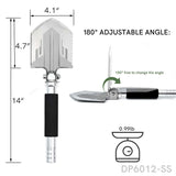 Multi-function Military Folding Survival Shovel  for Garden, Survival, Hunting & Camping - Dispatch Outdoor Life