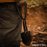 Multi-functional Folding Survival Shovel with Wood Saw Edge and Carry Case