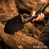 Multi-functional Folding Survival Shovel with Wood Saw Edge and Carry Case
