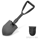 Multi-functional Folding Survival Shovel with Wood Saw Edge and Carry Case