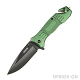 Multipurpose Folding Pocket Camping Knife with Rope Cutter & Glass Breaker