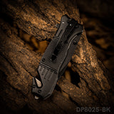 Multipurpose Folding Pocket Camping Knife with Rope Cutter & Glass Breaker