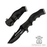 Fashion Colorful Folding Knife Serrated Blade with Safety Finger Grip Handle