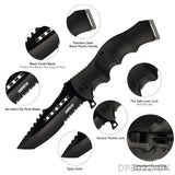 Fashion Colorful Folding Knife Serrated Blade with Safety Finger Grip Handle