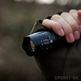 Portable Water Resistant LED Flashlight with 5 Light Modes