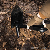 Multi-functional Folding Spade Shovel with Pouch for Gardening & Outdoor Survival