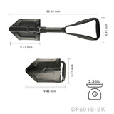 Multi-functional Folding Spade Shovel with Pouch for Gardening & Outdoor Survival