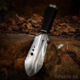 10" Full Length Small Multitool Survival Shovel with Sheath and Stainless Steel Blade - Dispatch Outdoor Life