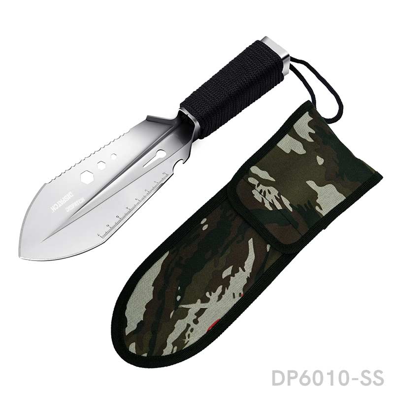 10" Full Length Small Multitool Survival Shovel with Sheath and Stainless Steel Blade - Dispatch Outdoor Life