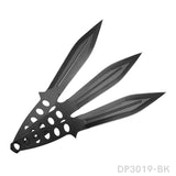 3-Piece 10" Throwing Knife Set with Nylon Sheath