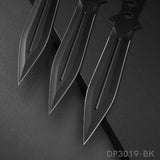 3-Piece 10" Throwing Knife Set with Nylon Sheath