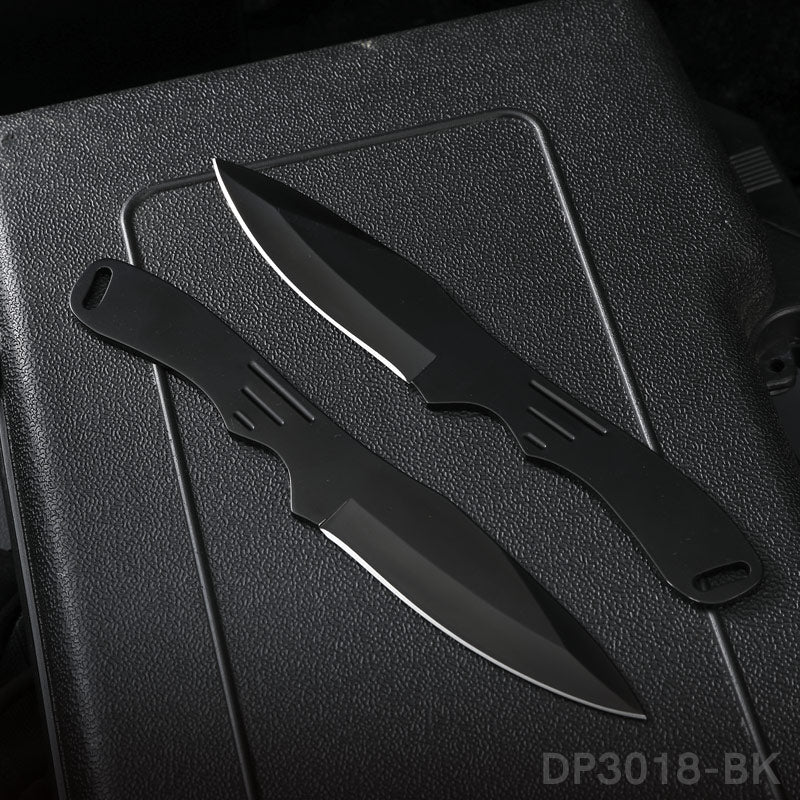 3-Piece 8" Fixed Blade Knife Set for Beginners