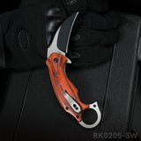 RBLACK Folding Claw Knife for Outdoor Survival and EDC