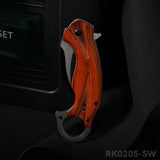 RBLACK Folding Claw Knife for Outdoor Survival and EDC